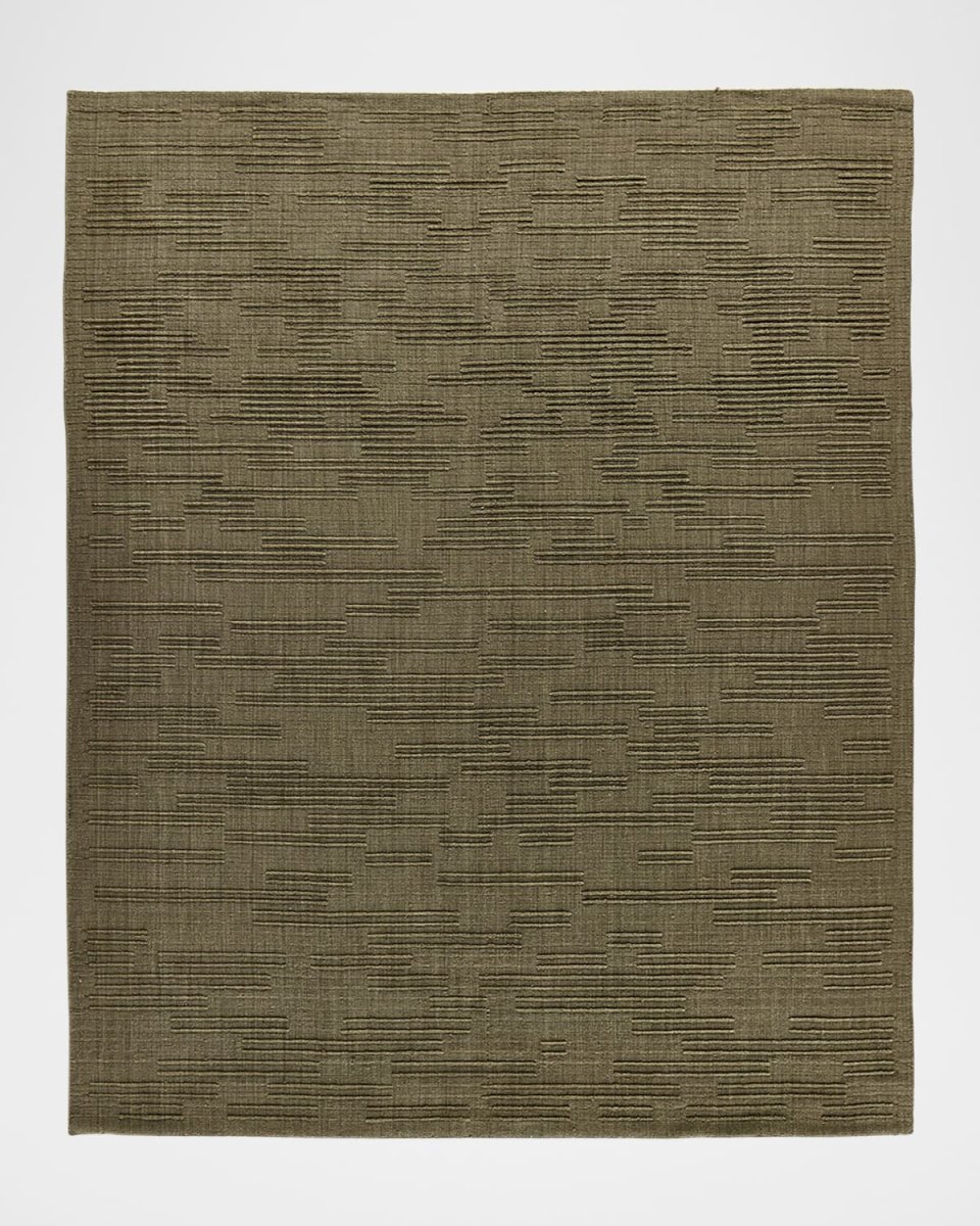 Geist Olive Hand-Loomed Rug, 10' x 14'